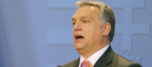 Hungarian Prime Minister Viktor Orban addresses news conferece with British Prime Minister David Cameron (not pictured) in Budapest, Hungary January 7, 2016. Hungarian Prime Minister Viktor Orban addresses news conferece with British Prime Minister David Cameron (not pictured) in Budapest, Hungary January 7, 2016. - Sputnik International