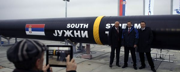 People have their photo taken next to the first section of the Gazprom South Stream natural gas pipeline in the town of Sajkas, 80 kilometers (50 miles) north of Belgrade, Serbia . file photo People have their photo taken next to the first section of the Gazprom South Stream natural gas pipeline in the town of Sajkas, 80 kilometers (50 miles) north of Belgrade, Serbia . file photo - Sputnik International