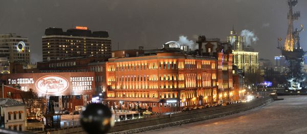 Several buildings of the former Krasny Oktyabr Chocolate factory in Bersenevsaya Embankment in Moscow - Sputnik International