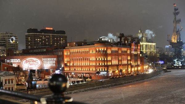 Several buildings of the former Krasny Oktyabr Chocolate factory in Bersenevsaya Embankment in Moscow - Sputnik International