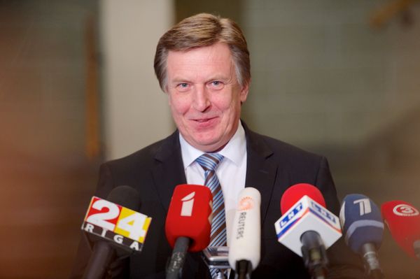 Maris Kucinskis of the Greens and Farmers Union (ZZS) speaks during a press conference after Latvian President nominated him as Prime Minister and asked to form a new government in Riga - Sputnik International
