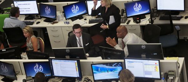 Al-Jazeera America editorial newsroom staff prepare for their first broadcast in New York. - Sputnik International