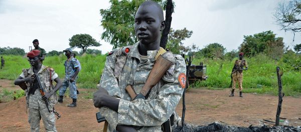 South Sudanese SPLA soldiers are pictured in Pageri in Eastern Equatoria state - Sputnik International