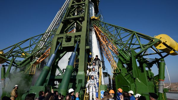 Soyuz-FG carrier missile with the manned Soyuz TMA-19M at the Baikonur cosmodrome. (File) Soyuz-FG carrier missile with the manned Soyuz TMA-19M at the Baikonur cosmodrome. (File) - Sputnik International