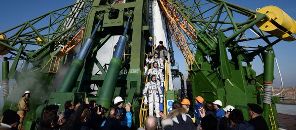 Soyuz-FG carrier missile with the manned Soyuz TMA-19M at the Baikonur cosmodrome. (File) Soyuz-FG carrier missile with the manned Soyuz TMA-19M at the Baikonur cosmodrome. (File) - Sputnik International