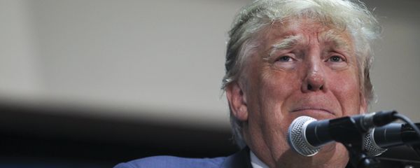 Republican presidential candidate Donald Trump reacts to a question posed by an audience member at Politics and Eggs in Manchester, N.H., Wednesday, Nov. 11, 2015. Republican presidential candidate Donald Trump reacts to a question posed by an audience member at Politics and Eggs in Manchester, N.H., Wednesday, Nov. 11, 2015. - Sputnik International