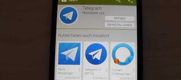 Telegram messenger Telegram messenger - Sputnik International