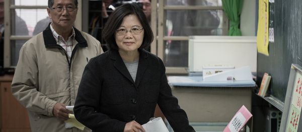 Democratic Progressive Party (DPP) presidential candidate Tsai Ing-wen casts her vote in New Taipei City Democratic Progressive Party (DPP) presidential candidate Tsai Ing-wen casts her vote in New Taipei City - Sputnik International