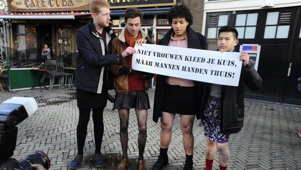 Men in skirts. Amsterdam Men in skirts. Amsterdam - Sputnik International