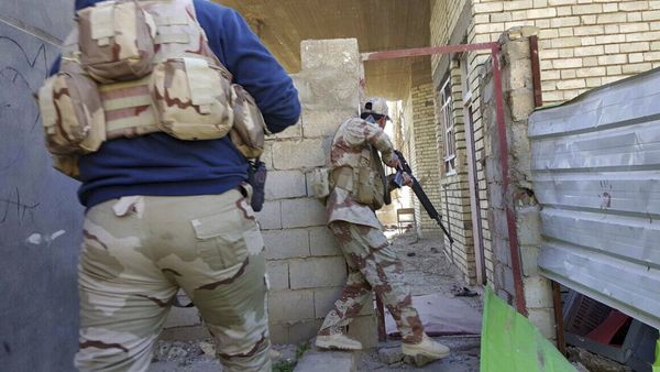 Iraqi security forces clear houses of Daesh militants in Ramadi, 70 miles (115 kilometers) west of Baghdad, Iraq, Sunday, Jan. 17, 2016 Iraqi security forces clear houses of Daesh militants in Ramadi, 70 miles (115 kilometers) west of Baghdad, Iraq, Sunday, Jan. 17, 2016 - Sputnik International