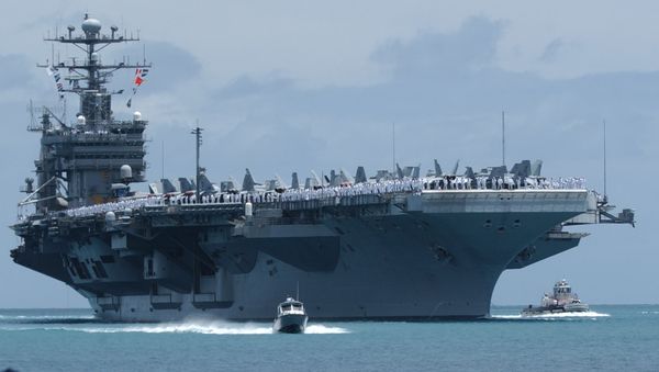 The USS John C. Stennis arrives in Pear Harbor, Hawaii, Tuesday, June29, 2004 The USS John C. Stennis arrives in Pear Harbor, Hawaii, Tuesday, June29, 2004 - Sputnik International
