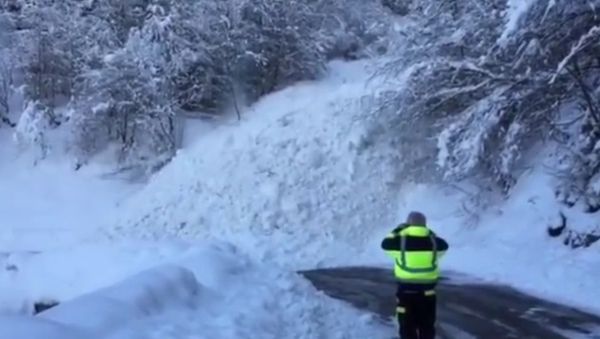 Avalanche Mayens de Saxon Valais Suisse - Sputnik International