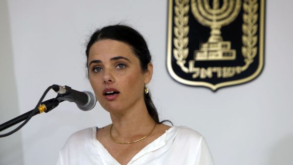The Minister of Justice of the Jewish State, Ayelet Shaked, has come out flat for creation of a Kurdish state that is to weaken Iran and Turkey. - Sputnik International