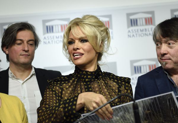 US actress Pamela Anderson gives a press conference after attending a session of questions to the Government at the French National Assembly in Paris on January 19, 2016 US actress Pamela Anderson gives a press conference after attending a session of questions to the Government at the French National Assembly in Paris on January 19, 2016 - Sputnik International