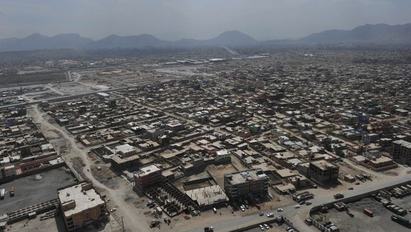 The skyline of Kabul is pictured during a helicopter flight from Kabul to Bagram Air Base for a prison handover ceremony on September 10, 2012 The skyline of Kabul is pictured during a helicopter flight from Kabul to Bagram Air Base for a prison handover ceremony on September 10, 2012 - Sputnik International