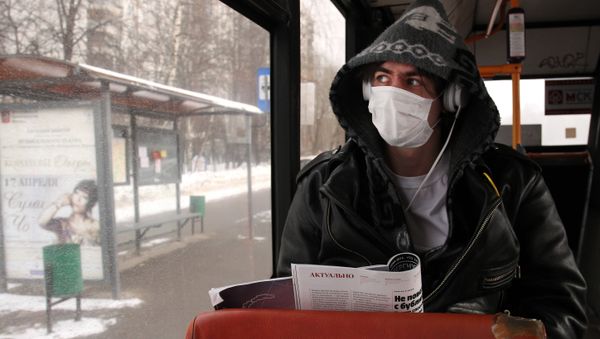 Preventative measures against flu in Moscow - Sputnik International