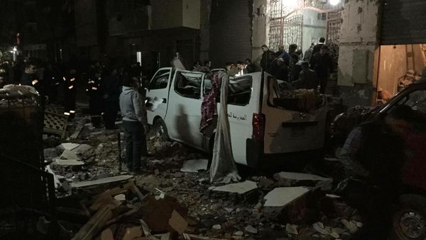 A bomb blast outside of a Cairo apartment building killed six people. - Sputnik International
