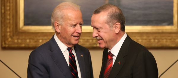 US Vice President Joe Biden, left, and Turkish President Recep Tayyip Erdogan. - Sputnik International