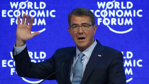 US Secretary of Defence Ashton Carter attends the annual meeting of the World Economic Forum (WEF) in Davos, Switzerland January 22, 2016. US Secretary of Defence Ashton Carter attends the annual meeting of the World Economic Forum (WEF) in Davos, Switzerland January 22, 2016. - Sputnik International