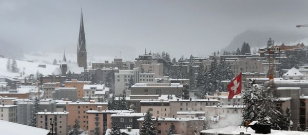 The Alpine resort of Davos is seen under show during the World Economic Forum annual meeting on January 23, 2016 The Alpine resort of Davos is seen under show during the World Economic Forum annual meeting on January 23, 2016 - Sputnik International