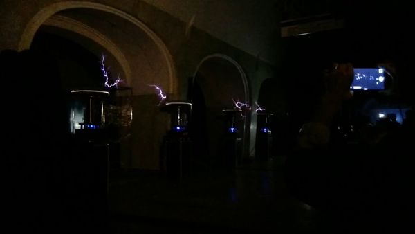 Night of Nikola Tesla at the Mendeleyevskaya metro station - Sputnik International