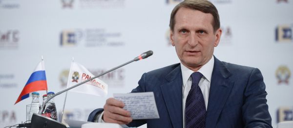 Duma Speaker Sergei Naryshkin - Sputnik International