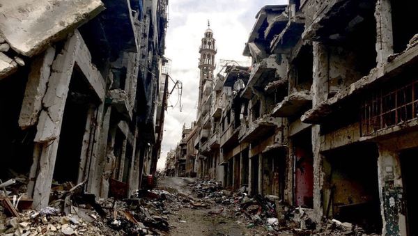 Destruction in Homs, Syria - Sputnik International
