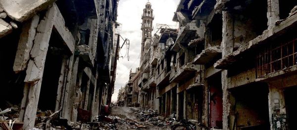 Destruction in Homs, Syria - Sputnik International
