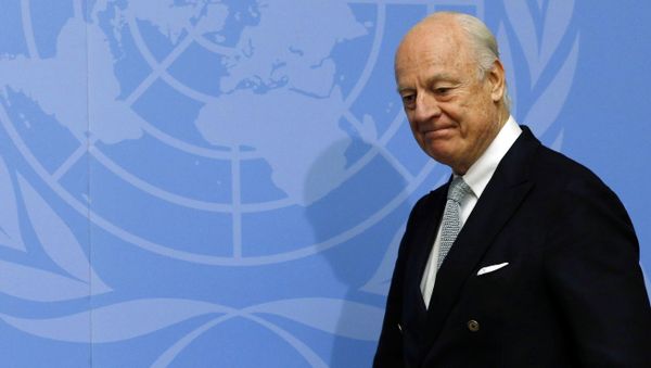U.N. mediator for Syria Staffan de Mistura arrives for a news conference at the United Nations in Geneva, Switzerland January 25, 2016 - Sputnik International