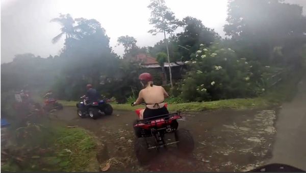 ATV Driver Falls into Ditch - Sputnik International