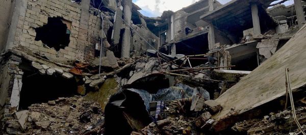 Destruction in Homs, Syria Destruction in Homs, Syria - Sputnik International