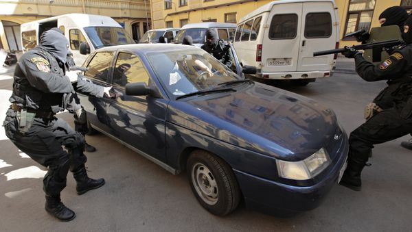 St Petersburg Police Department's Granit SWAT unit drill - Sputnik International