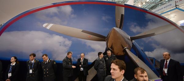 Federal Rosaviatsia Air Transport Agency's mount at the 9th Transport of Russia exhibition in Moscow Federal Rosaviatsia Air Transport Agency's mount at the 9th Transport of Russia exhibition in Moscow - Sputnik International