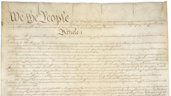 Constitution of the United States, page 1 - Sputnik International