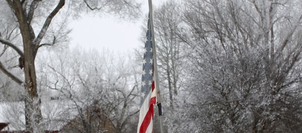 An American flag is seen at the Malheur National Wildlife Refuge near Burns, Oregon, January 10, 2016. - Sputnik International