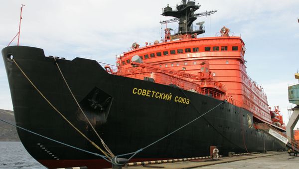 Nuclear-powered icebreaker Soviet Union - Sputnik International