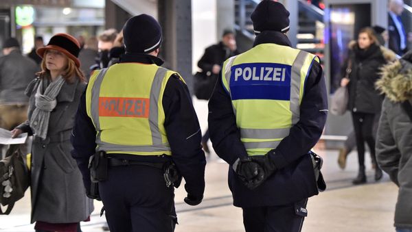 Police patrol in the main train station in Cologne, Germany. Police patrol in the main train station in Cologne, Germany. - Sputnik International