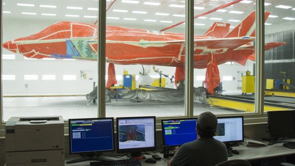 F-35 fighter jet is seen at Lockheed Martin's facility in Texas - Sputnik International