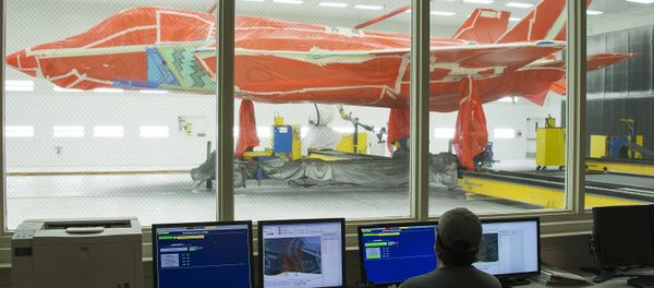F-35 fighter jet is seen at Lockheed Martin's facility in Texas - Sputnik International
