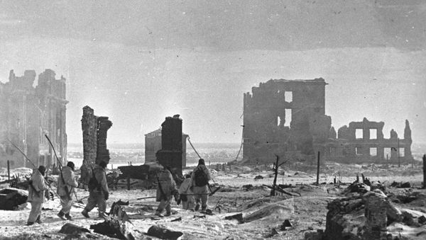 Center of Stalingrad after liberation - Sputnik International