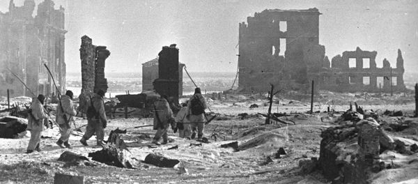 Center of Stalingrad after liberation - Sputnik International