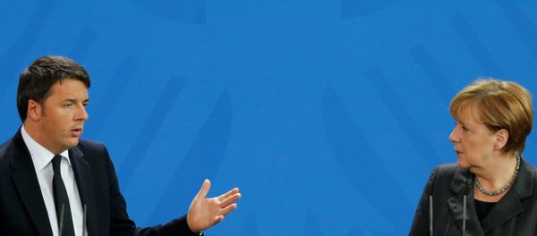 German Chancellor Angela Merkel and Italian Prime Minister Matteo Renzi address a news conference at the Chancellery in Berlin, Germany, January 29, 2016. German Chancellor Angela Merkel and Italian Prime Minister Matteo Renzi address a news conference at the Chancellery in Berlin, Germany, January 29, 2016. - Sputnik International