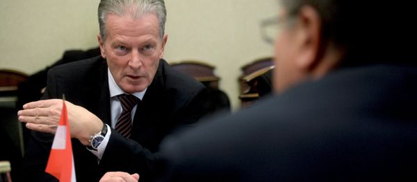 Economic Development Minister Alexei Ulyukayev meets with Vice Chancellor of Austria Reinhold Mitterlehner Economic Development Minister Alexei Ulyukayev meets with Vice Chancellor of Austria Reinhold Mitterlehner - Sputnik International