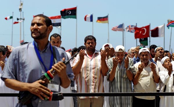 Libyans pray during Friday prayers, in the rebel-held Benghazi, Libya, Friday, July 8, 2011.  - Sputnik International