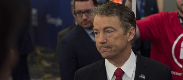 Republican Presidential candidate Senator Rand Paul speaks to the media after the Republican Presidential debate sponsored by Fox News at the Iowa Events Center in Des Moines, Iowa on January 28, 2016 - Sputnik International