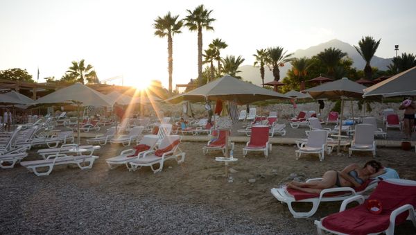 Russian tourists in Antalya - Sputnik International
