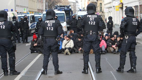 Polizei in Leipzig Polizei in Leipzig - Sputnik International