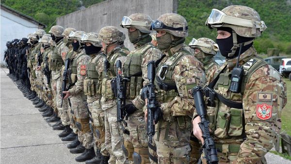 Members of Special Forces Brigade. Military of Montenegro - Sputnik International
