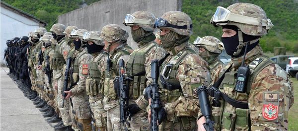 Members of Special Forces Brigade. Military of Montenegro - Sputnik International