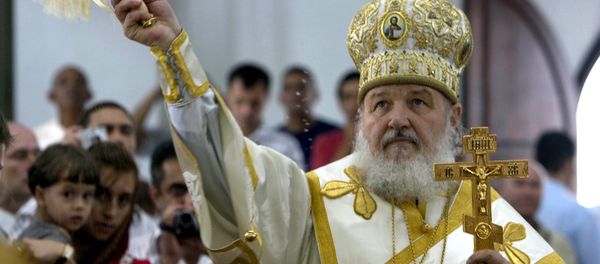 Russian Orthodox Church Metropolitan Kiril Gundjaev on October 19, 2008 during the inauguration of a Russian Orthodox Church cathedral in Havana Russian Orthodox Church Metropolitan Kiril Gundjaev on October 19, 2008 during the inauguration of a Russian Orthodox Church cathedral in Havana - Sputnik International